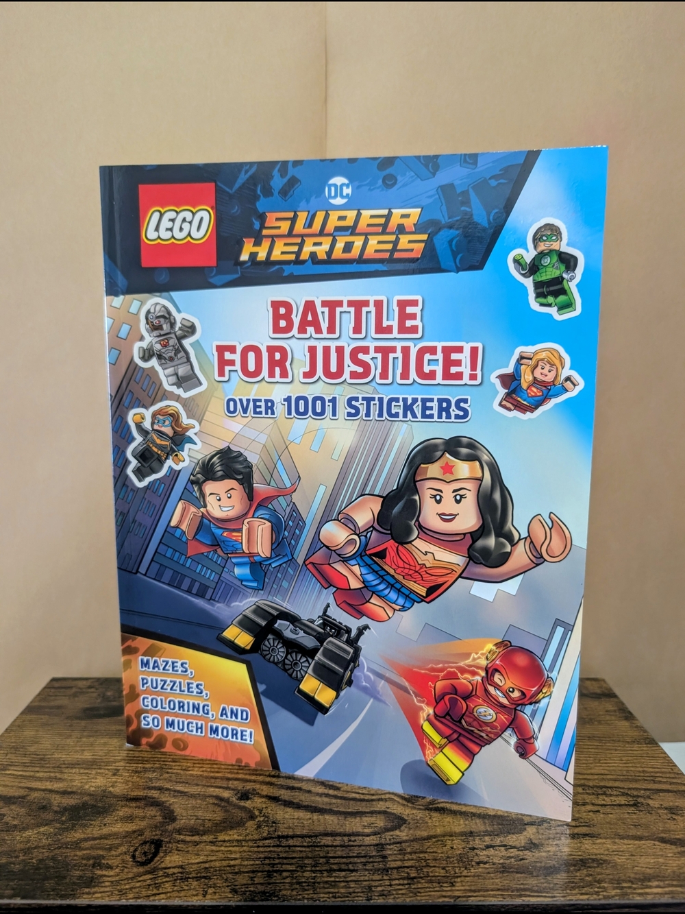 LEGO Super Heroes Battle For Justice! Sticker Activity Book - Blue